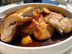 嫩煎柠檬大蒜鸡腿排早午餐-The Rug Cafe(王府中环店)