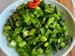 毛豆拌菜心-贺秦生陕面王(富力城店)