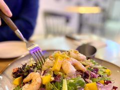 鲜柚芒果沙拉佐冰花酸梅酱-HELLO 27 意面·沙拉·帕尼尼