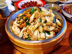 大盆有机菜花-呱呱叫民俗风味主题餐厅(沣峪口店)