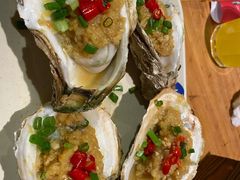 生蚝-路边摊小炉子烧烤