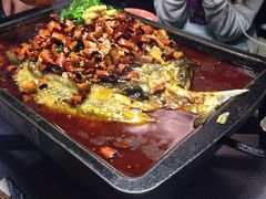 -探鱼·鲜青椒爽麻烤鱼(广州花都来又来店)