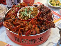 百虾闹天宫中青拼盘-熊记虾王·蓝龙虾(东晓南店)