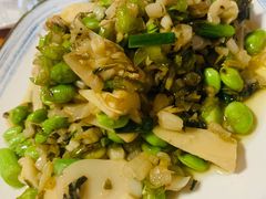 雪菜炒竹笋-李东农庄(中南百草园地标店)