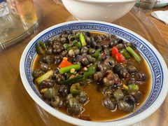 酱爆螺丝-芦茨金富饭庄·25年老字号·专做稻草鸡