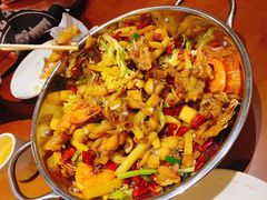 干锅香辣虾-馋嘴蛙火锅