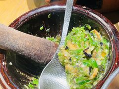 皮蛋青椒擂茄子-费大厨辣椒炒肉(皇庭广场店)