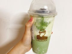 抹茶轻乳酪冰冰茶-LELECHA乐乐茶(美罗城店)