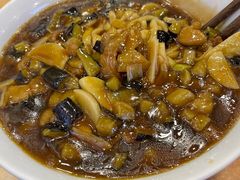 尖椒茄丁面-吴记百姓菜馆·北京菜·烤鸭(故宫店)