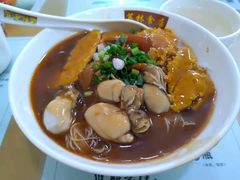蟹黄膏拼生蚝捞米粉-荔林食店(西华路店)