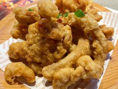 椒麻小酥肉-老佛爷铜炉蛙锅(东门老街店)