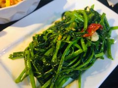 秘制虾酱炒空心菜-帕蓝·暹罗料理(曲阳店)