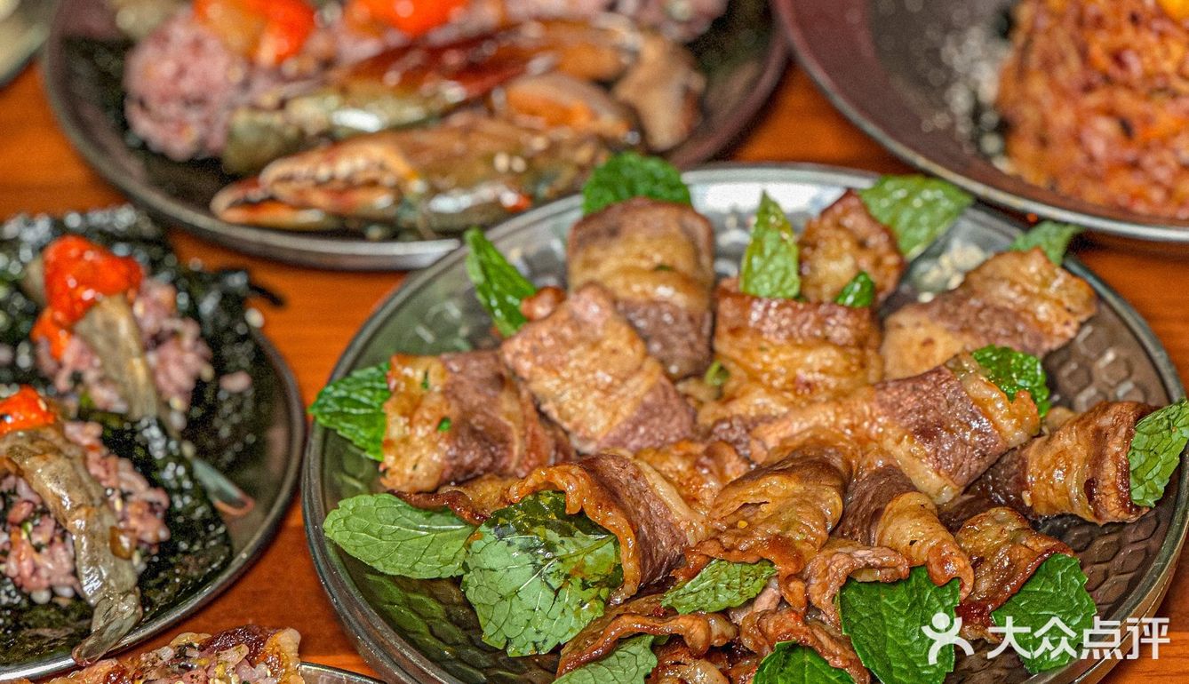 家人们！哼蟹的五花肉卷薄荷好吃哭了💤