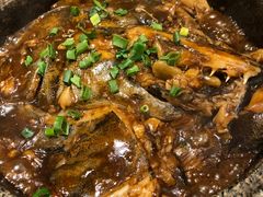 -海派美食·家宴海鲜青岛菜·石锅鲽鱼头(东方城店)
