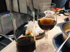 桂花酸梅汤-海上明月海鲜火锅 鲜切牛肉
