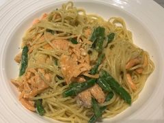 莳萝芦笋珍鲑意面-必胜客(江门万达店)