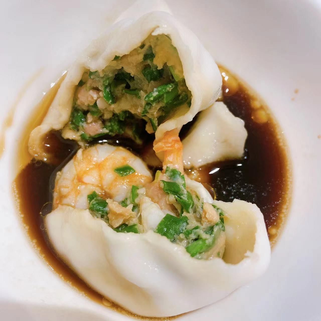 真正的胶东海鲜饺子,八抓鱼饺子非常鲜👍