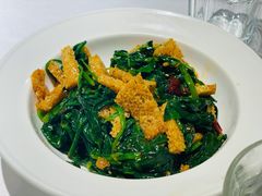 菠菜拌面筋-耶里夏丽·丝路新疆菜·清真食品(徐汇南丹东路臻选店)