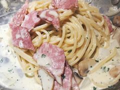 培根蘑菇奶油意大利面-新贝乐意大利餐厅(苏州中心店)