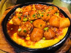 铁板海鲜豆腐-品大三·南京菜(大行宫店)
