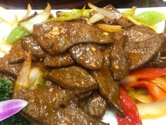 小毛葱炒两样-东北大院·东北菜(三台子店)