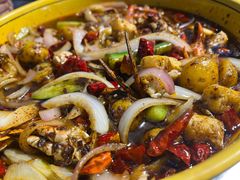 招牌香辣蟹-休记光头香辣蟹干锅店(衣冠庙店)