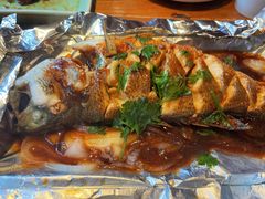酱烤活鲈鱼-新白鹿餐厅(银泰西湖文化广场店)