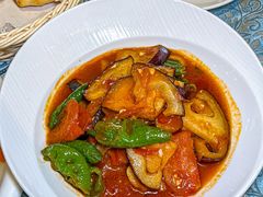 新疆辣子茄子烧西红柿-巴扎美食·新疆菜·西域歌舞表演餐厅(新疆大厦店)