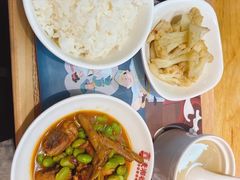 毛豆鸡块套餐-呷佬·长沙手工米粉(金沙江路店)