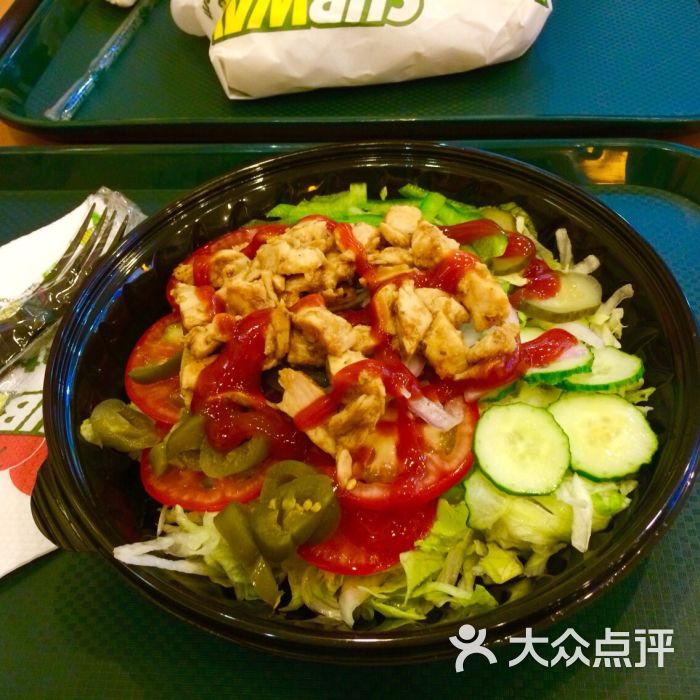 赛百味(欧亚达国际广场汉口店)照烧鸡沙拉图片 - 第50张