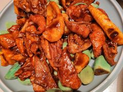 腊八蒜炒肥肠-小吊梨汤·北京菜·烤鸭(鸟巢店)