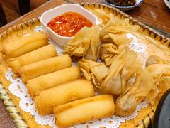 炸牛奶拼炸云吞-阿多私房菜(顺德店)