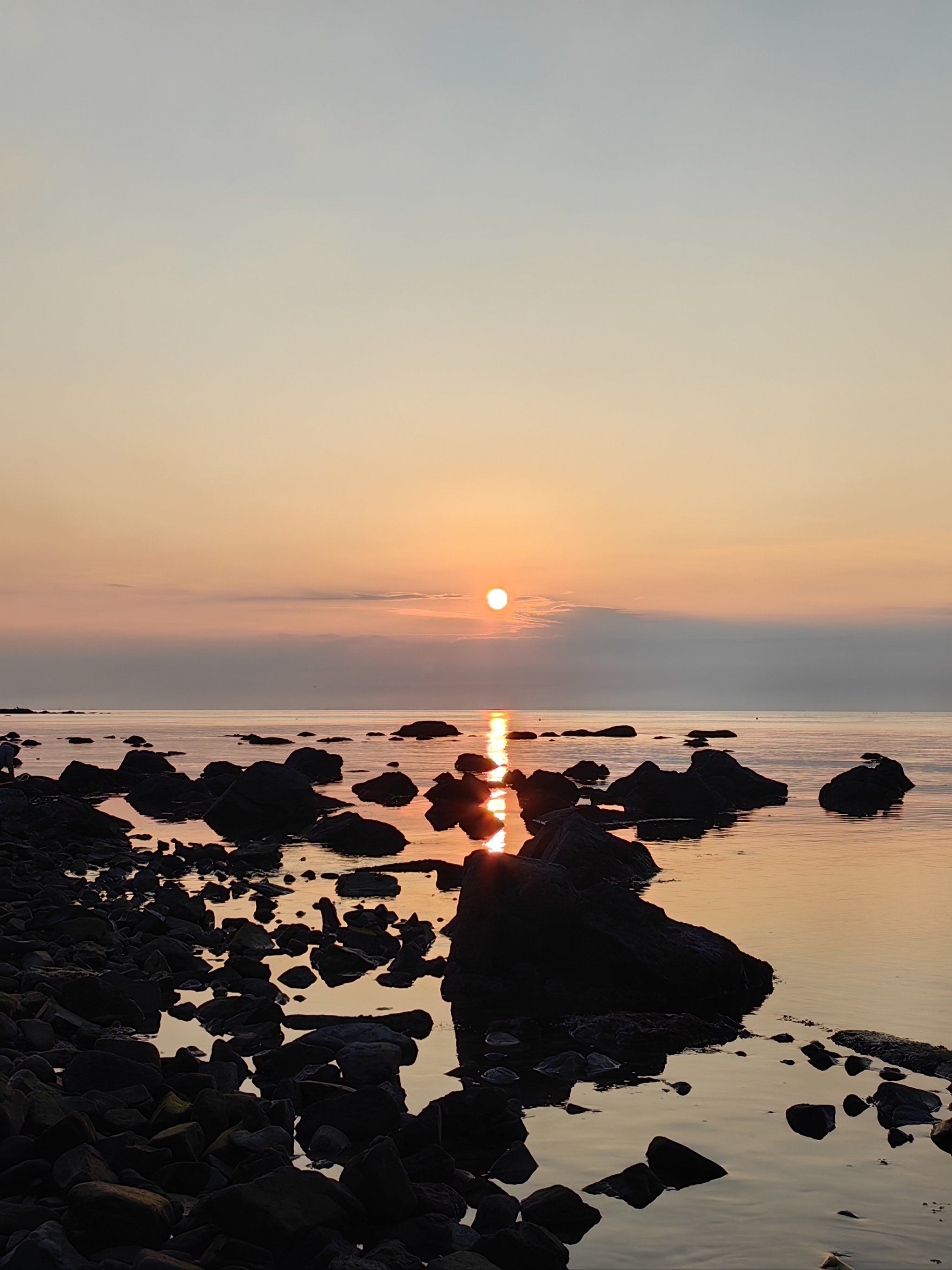 大海日落,温柔了岁月