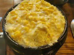 芝士玉米鸡蛋羹-包装马车·韩国料理·포장마차