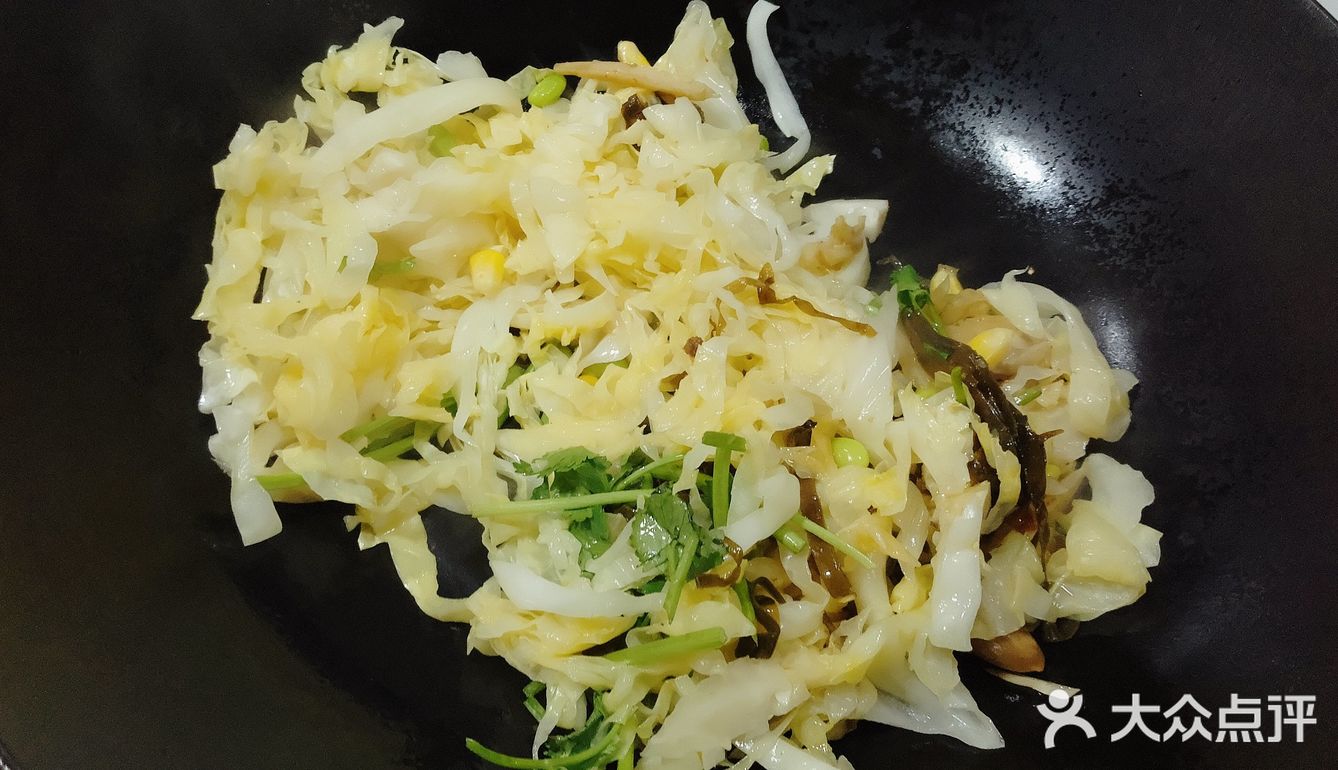 秋季开胃素菜--小炒酸包菜