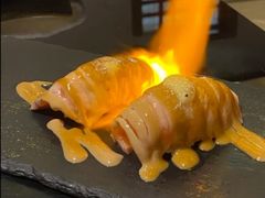 三文鱼火焰寿司-天狗山料理(省体店)
