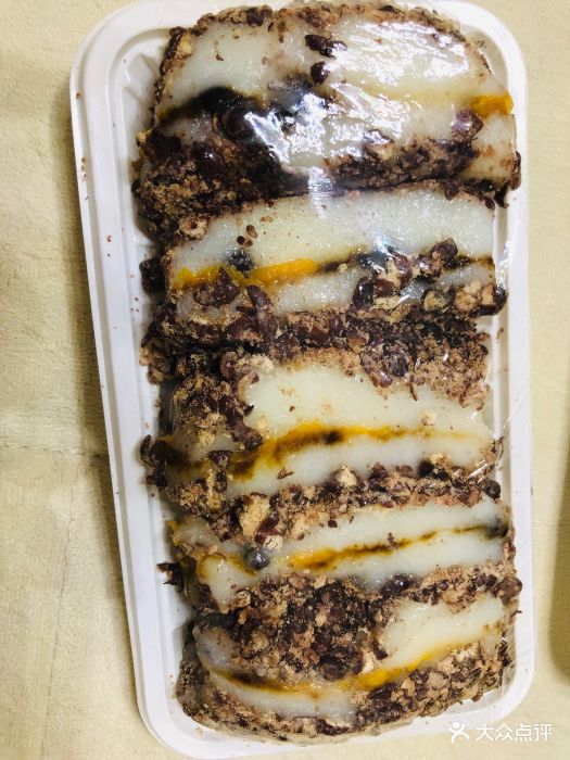 南大门韩国米糕店红豆年糕图片