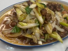 葱爆羊肉-欧提汗·新疆餐厅·清真(银都路店)