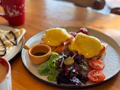 三文鱼班尼迪克蛋-CafeDuVillage乡村咖啡馆(美邻苑店)