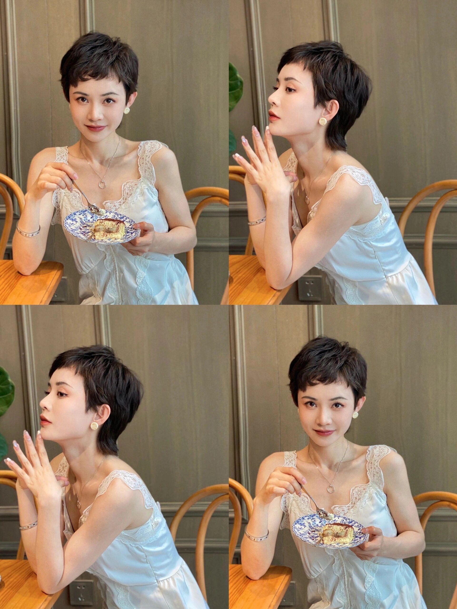 女生超短发 #女生短发穿搭 #上海发型设计 #上海短发#上海烫发上海