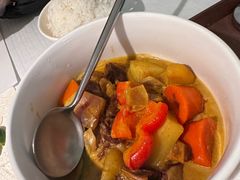 咖喱牛腩锅配东北稻花香米-春树下·树屋花房西餐厅(罍街AS1980店)