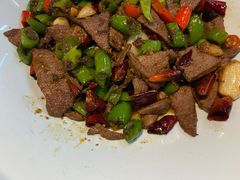 双椒小炒肝尖-金百万烤鸭店(马甸店)