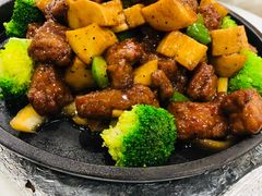 杏鲍菇牛肉粒-力力豆花庄(广渠门店)