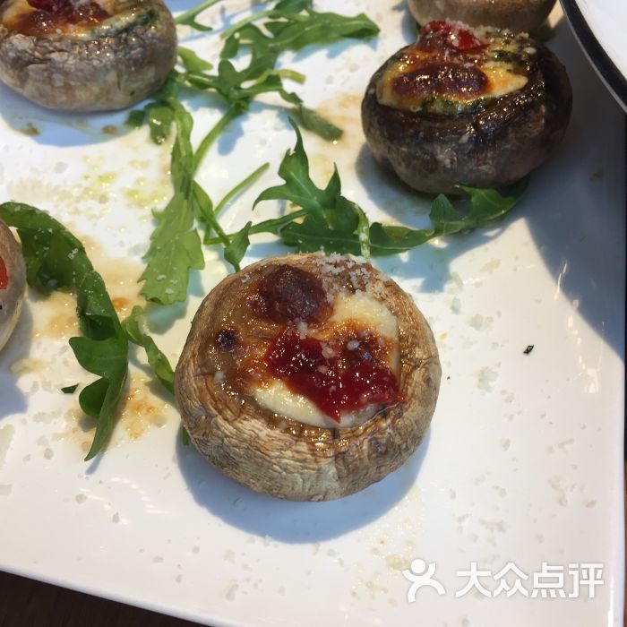 芝士焗蘑菇蘸酱