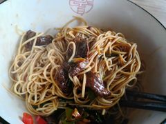 猪肝炒码面-对面面馆