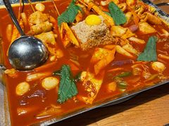 鱼饼火山炒年糕-包装马车·韩国料理·포장마차