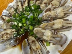 葱油蛏子-温州一家人美食(西木头市店)