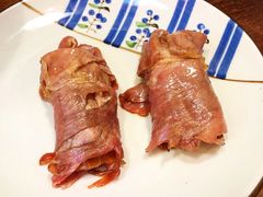 铺天盖地顶级澳牛肉火焰寿司-仙隐小鹿中華の日料(正弘城店)