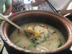 象拔蚌扇贝粥-适口餐厅砂锅粥(公信路总店)