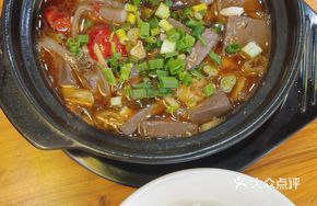 Stewed Duck Blood in Clay Pot